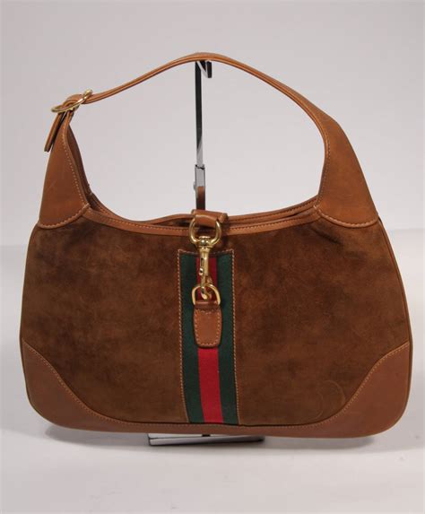 gucci black and brown handbag|gucci brown suede hobo bag.